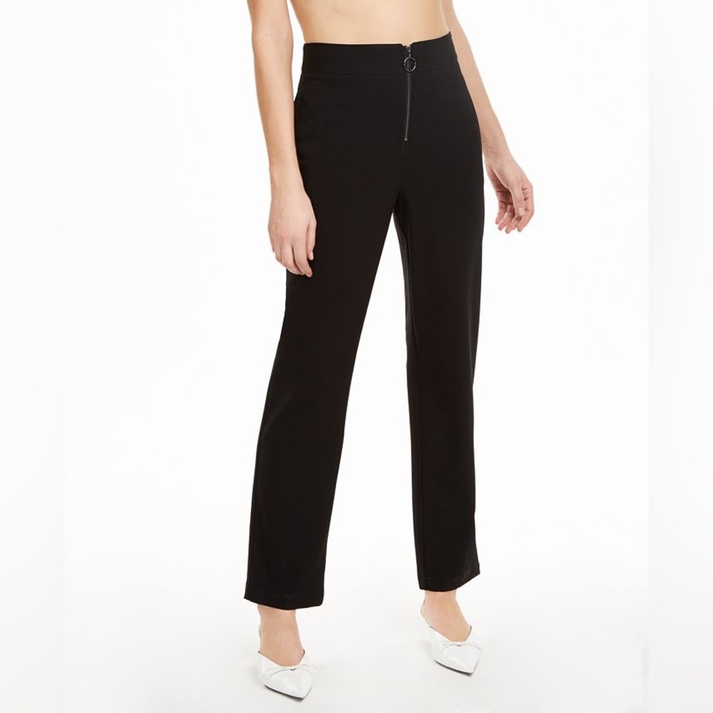Danielle Bernstein Zip Up Pants - Cropped Length